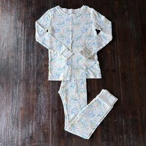 Old Navy Kids Pajama Set with Milk & Cereal Print